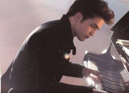 Edward playing piano