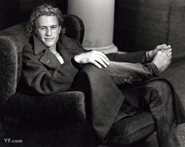 Heath Ledger, then 21, in an outtake from the cover-story shoot for the August 2000 issue.