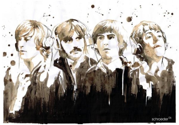 The Beatles
акварель