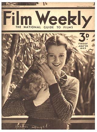 Хэзер Эйнджел

обложка журнала "Film Weekly" за июль 1933.