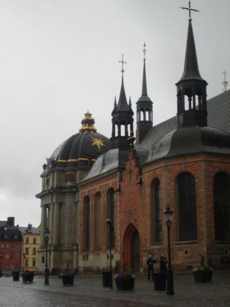 Церковь Риддарсхольмен в Стокгольме.