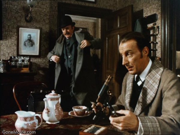 Sherlock Holmes: The Hound of the Baskervilles (Great Britain, 1983); director Douglas Hickox
Ian Richardson as Sherlock Holmes
Donald Churchill as Dr. John Watson