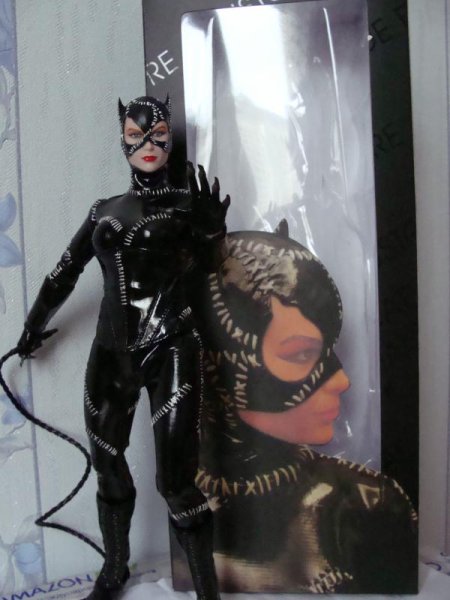 Мелкосерийная фигурка Мишель Пфайффер,изображающая женщину кошку из "Бетмен возвращается"