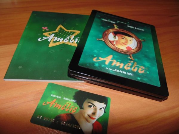 Амели, корейское издание от kimchidvd в лентикулярном слипе и в стилбуке с буклетом, карточками...русского нет...