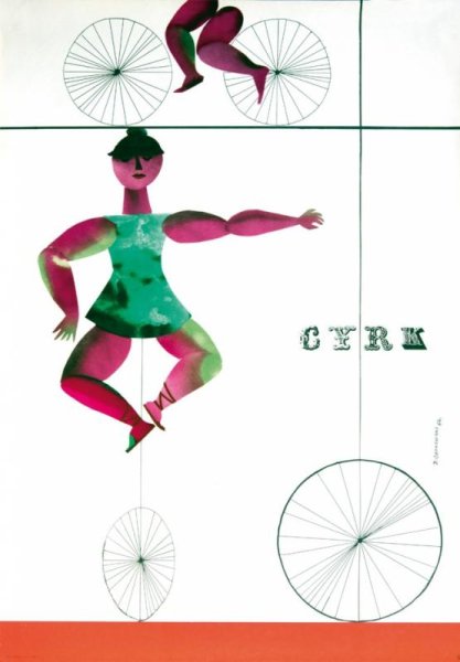 Цирковой плакат(jerzy srokowski))