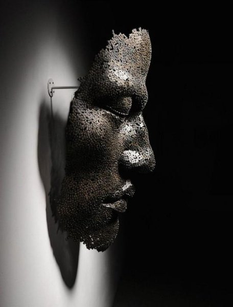 Sculpture - Meditative Faces (Young-Deok Seo)